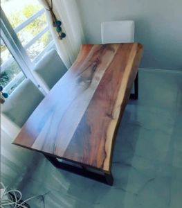 doğal ağaç mutfak masası